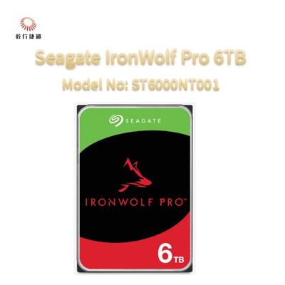 Seagate Ironwolf Pro 6TB モデル番号: ST6000NT001