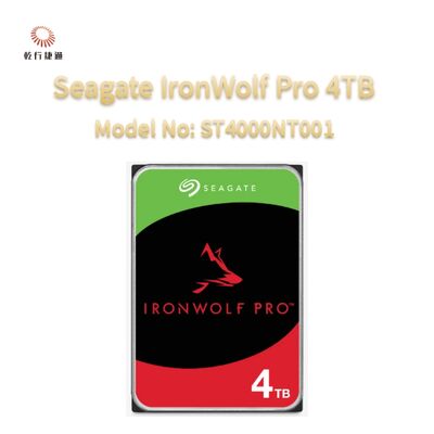 Seagate Ironwolf Pro 4TB モデル番号: ST4000NT001