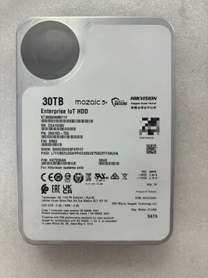 シゲート エキゾス エンタープライズ ハードドライブ EXOS 28TB モデル番号: ST30000NM011F