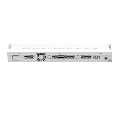 2つのSFP+の港のデータ通信 スイッチSwOSは24の左舷ギガビットのイーサネット スイッチに動力を与えた