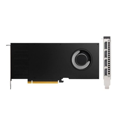 NVIDIA RTX A4000の光線追跡のグラフィックス・カード16GB GDDR6 256のかまれた448GB/S単一スロットGPU