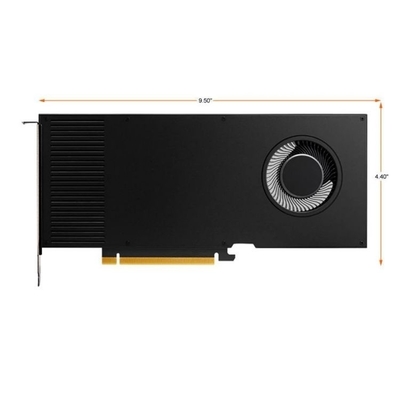 NVIDIA RTX A4000の光線追跡のグラフィックス・カード16GB GDDR6 256のかまれた448GB/S単一スロットGPU