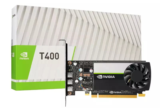 NVIDIA T400 4GB 2GB GDDR6 Geforceのグラフィックス・カード3の小型表示ポート
