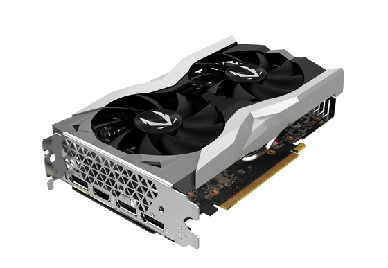 14Gbps 6GB Geforceのグラフィックス・カードZOTACの賭博のGeForce RTX 2060の対ファン