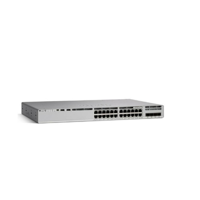 C9200L-24P-4X-E Ciscoのネットワーク スイッチの触媒9200L 24左舷PoE+ 4x10Gのアップリンク