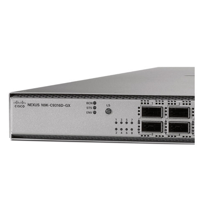 N9K-C9316D-GX データコム スイッチ 16p 400/100G QSFP-DD RJ-45 SFP 4コア CPU 128GB SSDドライブ