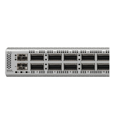 N9K-C9332D-GX2B cisco 10ギガビットイーサネットスイッチ 32p 400/100Gbps QSFP-DDポートと 2p 1/10 SFP+ポート