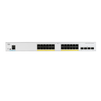 シスコ C1000-24P-4X-L アクセススイッチ 24ギガビット イーサネット RJ45 PoE+ アップリンク インターフェイス 4 SFP+ 195W