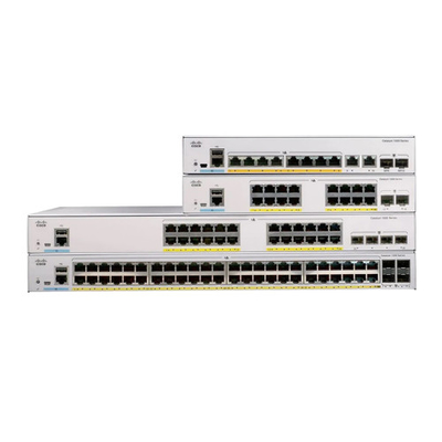 シスコ C1000-24P-4X-L アクセススイッチ 24ギガビット イーサネット RJ45 PoE+ アップリンク インターフェイス 4 SFP+ 195W