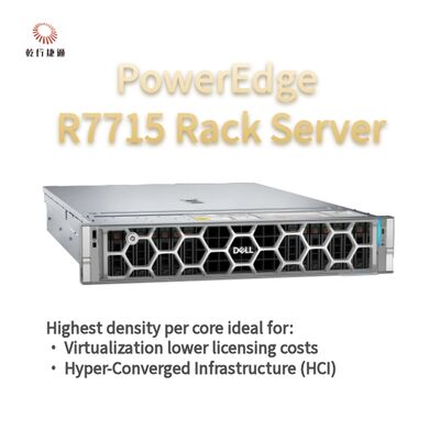 Dell PowerEdge R7715 ラックストレージサーバー、カスタムストレージサーバー、2ウェイサーバー