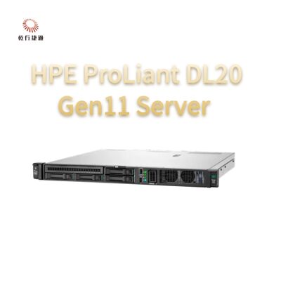 HPE ProLiant DL20 Gen11 ラックサーバー、フラッシュストレージシステム、Xeon CPUサーバー
