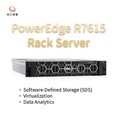 Dell PowerEdge R7615 2Uサーバー 128コア ラックサーバー、カスタムストレージサーバー、2ウェイサーバー