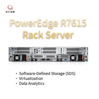 Dell PowerEdge R7615 2Uサーバー 128コア ラックサーバー、カスタムストレージサーバー、2ウェイサーバー