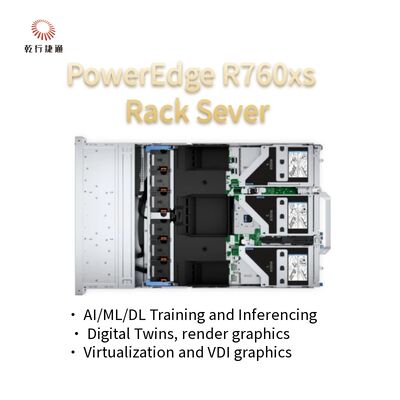 Poweredge R760 R760xs R760xa 2U Storage High Performance Computing Server 