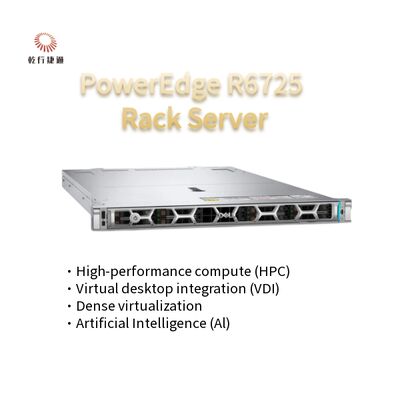 AMD EPYC 9005シリーズプロセッサを搭載したハイテクPowerEdge R6725 1Uラックサーバー