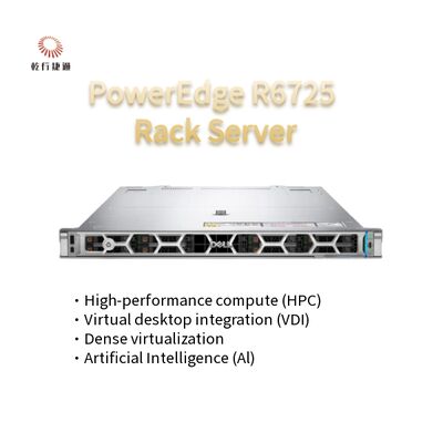AMD EPYC 9005シリーズプロセッサを搭載したハイテクPowerEdge R6725 1Uラックサーバー