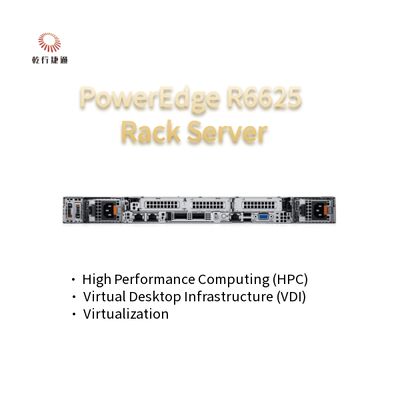 Poweredge  R6625 1u dual-socket rack server two AMD EPYC 4th Generation 9004 Series