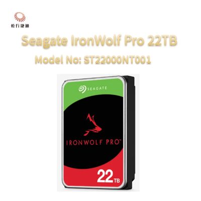 Seagate IronWolf Pro 22TB Model No: ST22000NT001