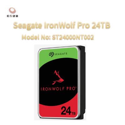 Seagate IronWolf Pro 24TB モデル番号: ST24000NT002