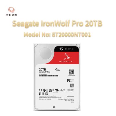 シゲートアイアンウルフプロ 20TB モデル番号: ST20000NT001