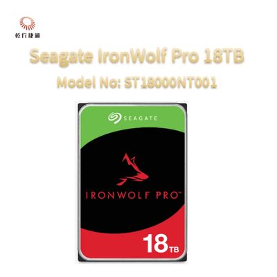 シゲートアイアンウルフプロ 18TB モデル番号:ST18000NT001