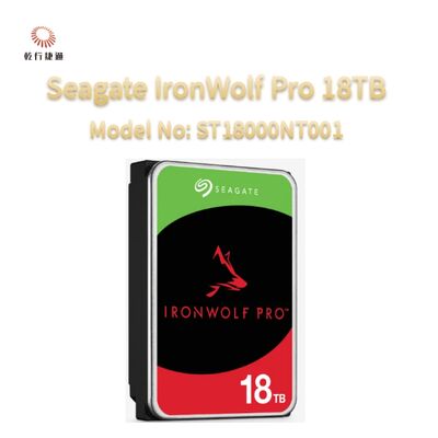 シゲートアイアンウルフプロ 18TB モデル番号:ST18000NT001