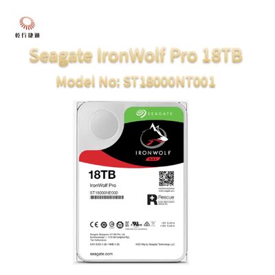 シゲートアイアンウルフプロ 18TB モデル番号:ST18000NT001