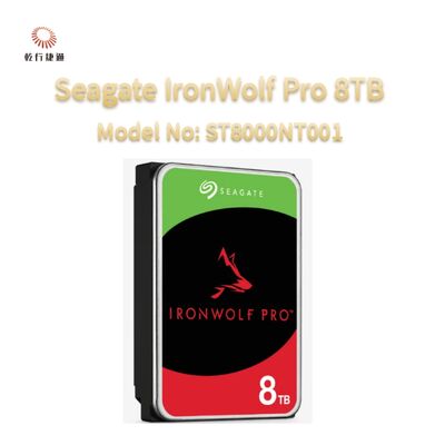 Seagate Ironwolf Pro 8TB モデル番号: ST8000NT001