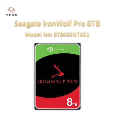 Seagate Ironwolf Pro 8TB モデル番号: ST8000NT001