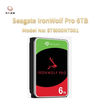 Seagate Ironwolf Pro 6TB モデル番号: ST6000NT001