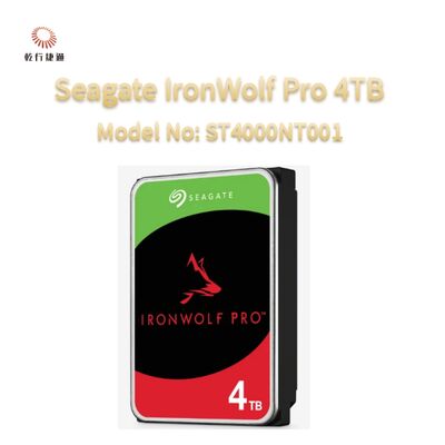 Seagate Ironwolf Pro 4TB モデル番号: ST4000NT001