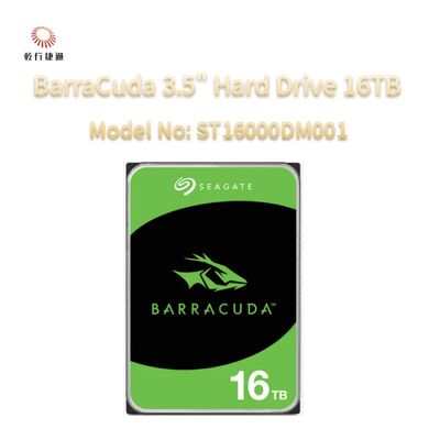 シゲート バラクーダ 3.5 インチ ハードドライブ 16TB モデル番号: ST16000DM001
