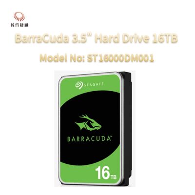 シゲート バラクーダ 3.5 インチ ハードドライブ 16TB モデル番号: ST16000DM001