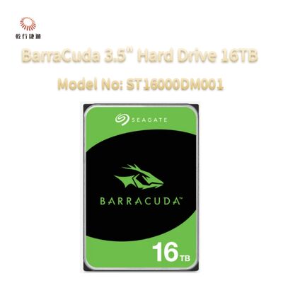 シゲート バラクーダ 3.5 インチ ハードドライブ 16TB モデル番号: ST16000DM001