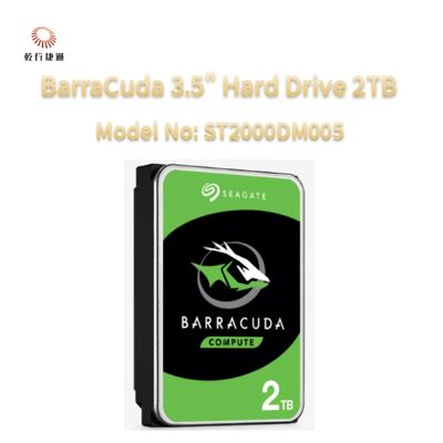 Seagate BarraCuda 3.5" Hard Drive 2TB Model No: ST2000DM008