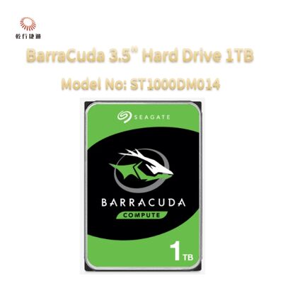 シゲート バラクーダ 3.5 インチ ハードドライブ 1TB モデル番号: ST1000DM014