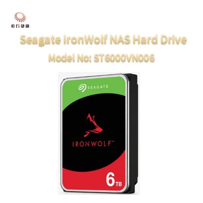 Seagate IronWolf® ネットワーク接続ストレージ (NAS) ハードドライブ モデル番号: ST6000VN006