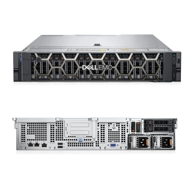 2Uラックマウント式のDell PoweredgeサーバーEMC R750xs貯蔵サーバー