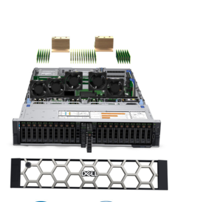 強力な力の端R740サーバー12 x 3.5 ″ドライブ