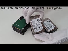Dell 1.2TB 10K RPM SAS 12Gbps 2.5inの熱プラグ ドライブ